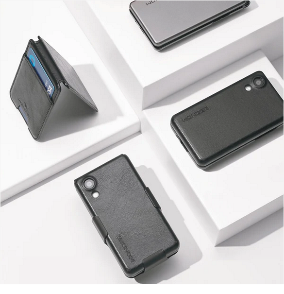 Men's Case for Wonder Phone - Leather with Belt Clip