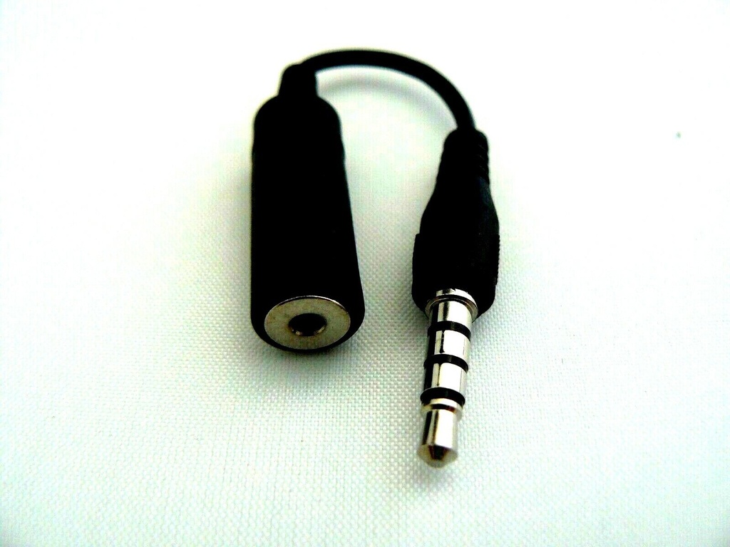 Headset audio adapter - 3.5 male to 2.5 female