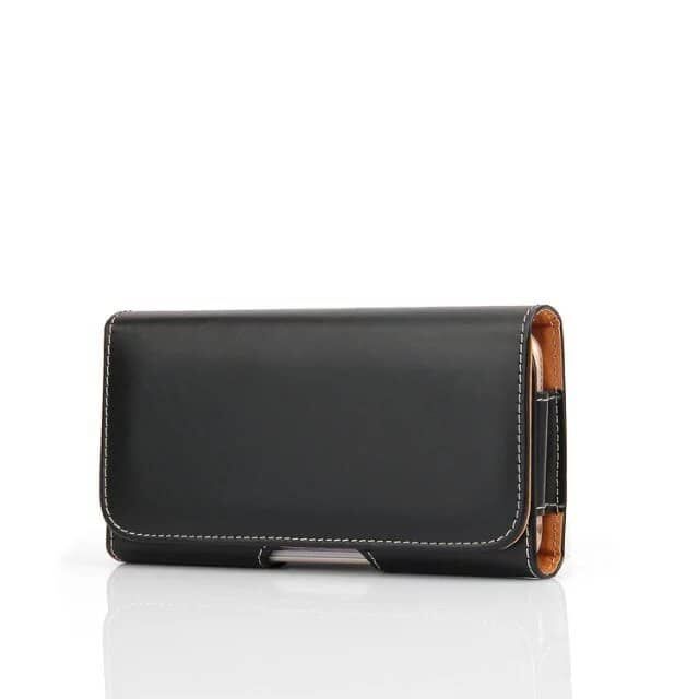 [AUPMH4] Horizontal leather phone pouch, MINI
