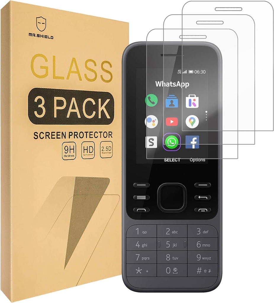 [ANSP] Screen Protector for Nokia 6300, three-pack