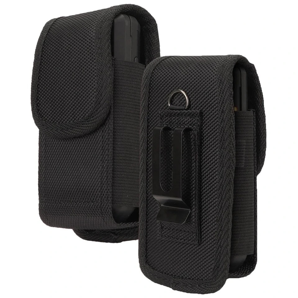 Vertical canvas phone pouch, MEDIUM, Fits Sunbeam, Sonim XP3, Kyocera Rugged Flip Phones