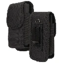 Vertical canvas phone pouch, MEDIUM, Fits Sunbeam, Sonim XP3, Kyocera Rugged Flip Phones