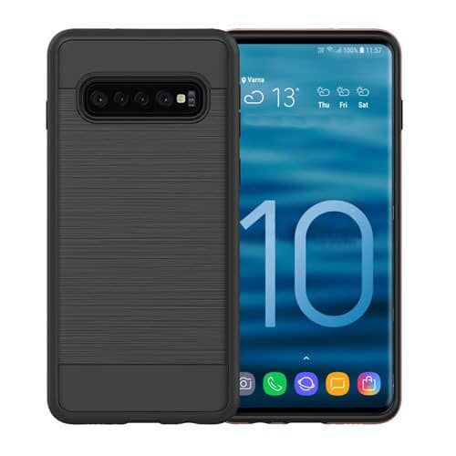 [AS10CH:BLACK] Case for Galaxy S10e, Hybrid / TPU (Black)