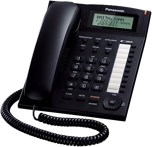 [DP880] Desk Phone - Panasonic KX-TS880B -  w/ headset jack (New)