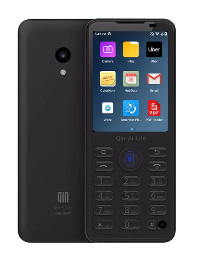 [CQ1] Cell Phone - Qin F30 - (Includes clear silicone case) (Talk Only, New)