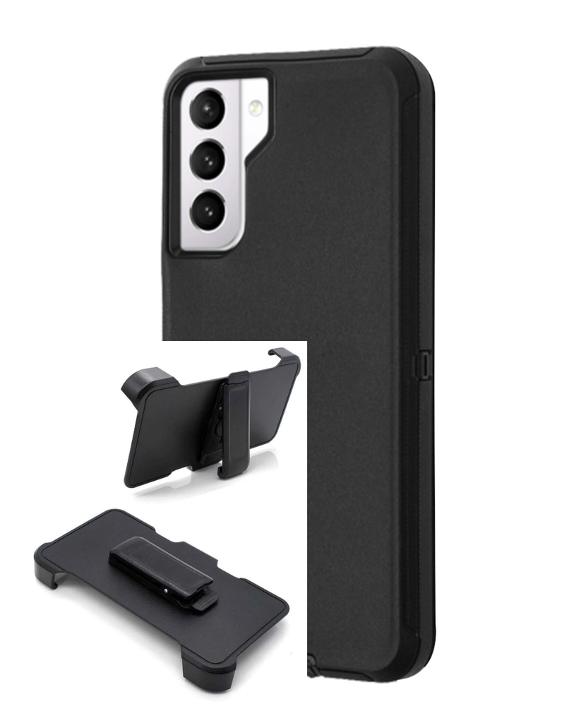 [AS21CBHDBA] Case for Galaxy S21, Heavy Duty Protective Case + Belt Holster