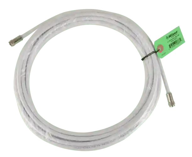950630 Wilson White RG6 Coax Cable (F Male to F Male) - 30 ft.