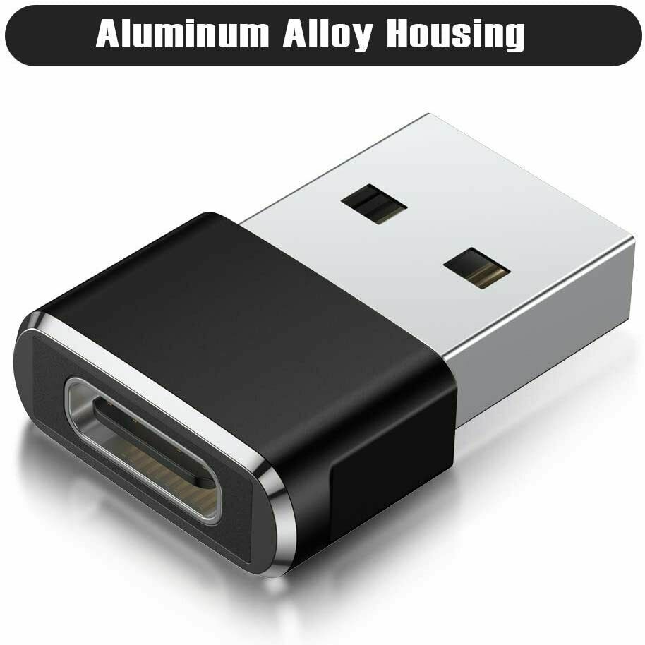 USB-C female to USB-A male adapter