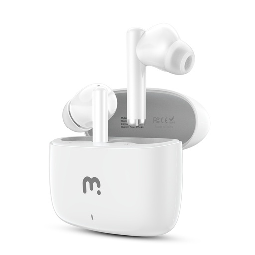 Bluetooth Earbuds, True Wireless. For listening to audio.