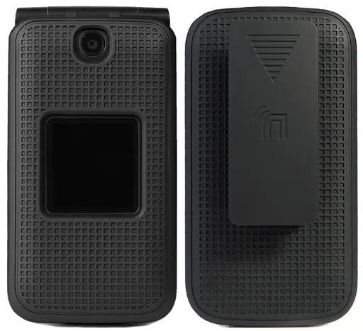 Case for Alcatel GO FLIP V (4051S), Hard Protective Case + Belt Holster