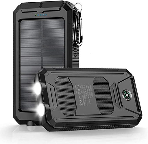 [MPBS] USB Power Bank - with solar panel and flashlight
